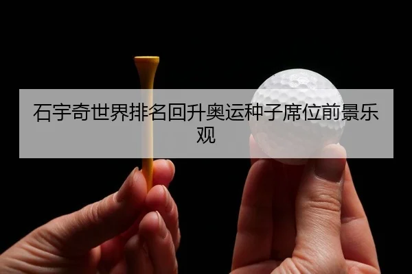 石宇奇世界排名回升奥运种子席位前景乐观
